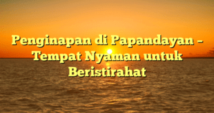 Penginapan di Papandayan – Tempat Nyaman untuk Beristirahat