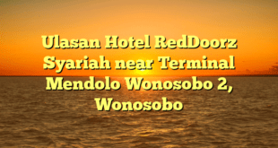 Ulasan Hotel RedDoorz Syariah near Terminal Mendolo Wonosobo 2, Wonosobo