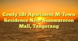 Comfy 1Br Apartment M-Town Residence Near Summarecon Mall, Tangerang