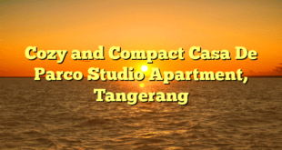 Cozy and Compact Casa De Parco Studio Apartment, Tangerang