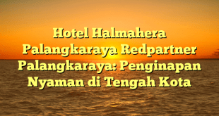 Hotel Halmahera Palangkaraya Redpartner Palangkaraya: Penginapan Nyaman di Tengah Kota