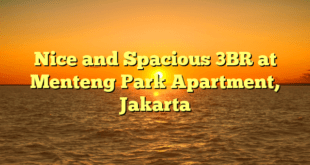 Nice and Spacious 3BR at Menteng Park Apartment, Jakarta