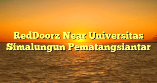 RedDoorz Near Universitas Simalungun Pematangsiantar