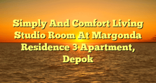 Simply And Comfort Living Studio Room At Margonda Residence 3 Apartment, Depok