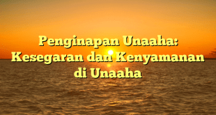 Penginapan Unaaha: Kesegaran dan Kenyamanan di Unaaha